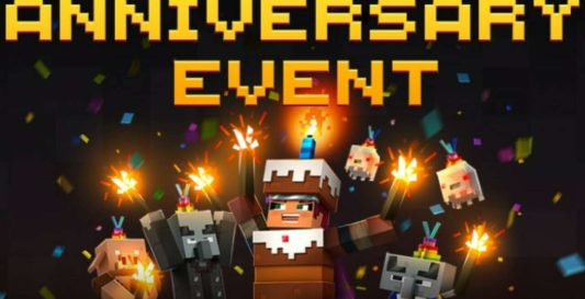 Minecraft Dungeons anniversary event.